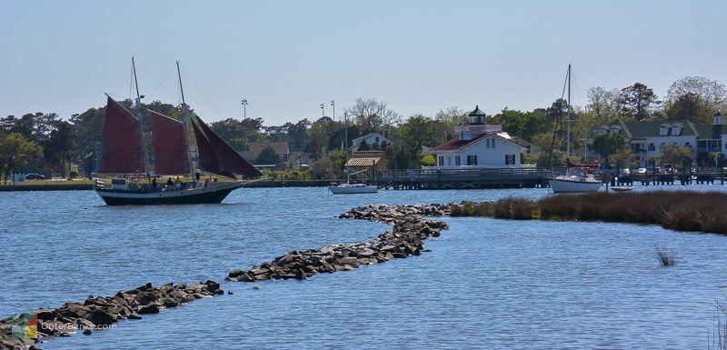 A sailing tour returns to the Manteo waterfront