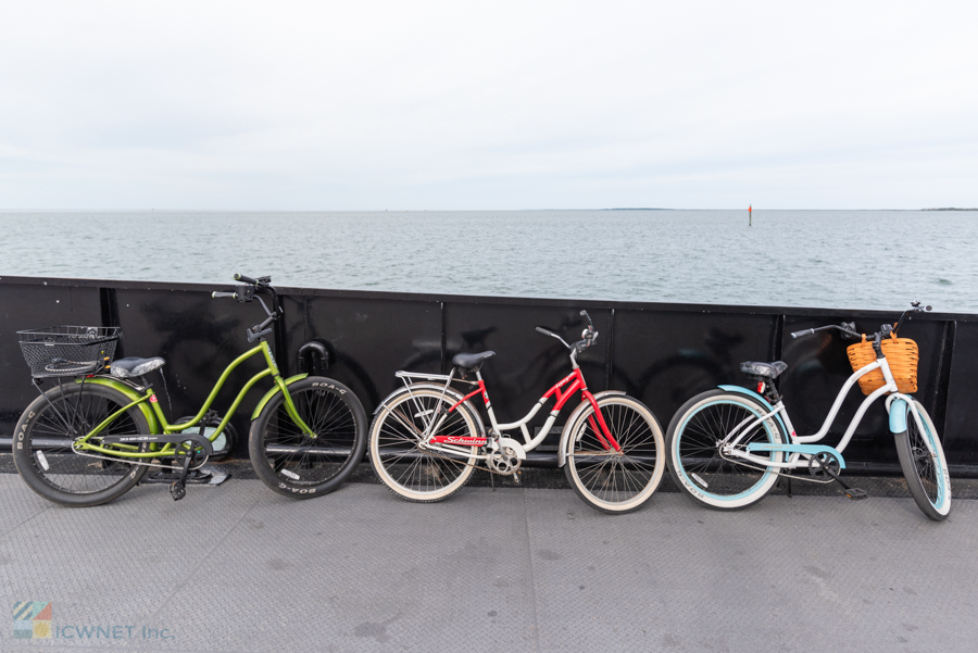 Bikes on the Ocracoke Cedar Island Ferry