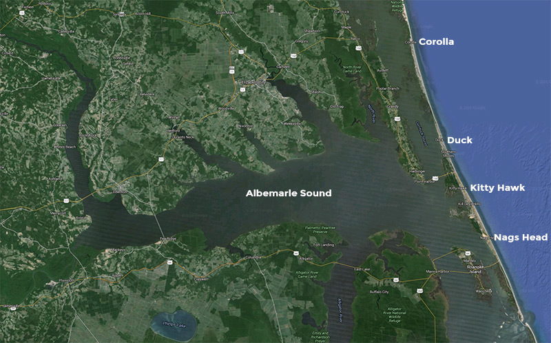 Albemarle Sound Location