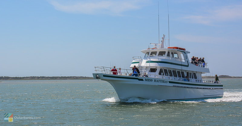 A tour boat in Hatteras
