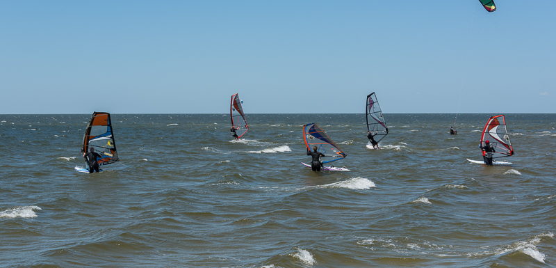 Perfect day for windsurfing