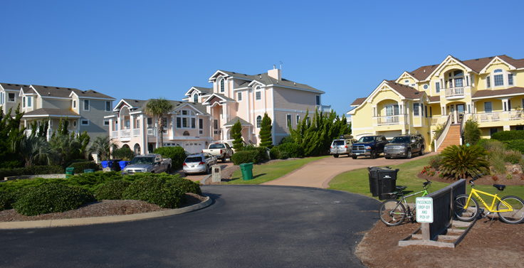 Large rental homes in Duck