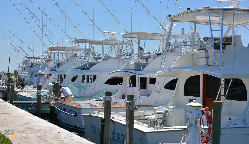 Many Fishing Charters leave from Oregon Inlet Fishing Center
