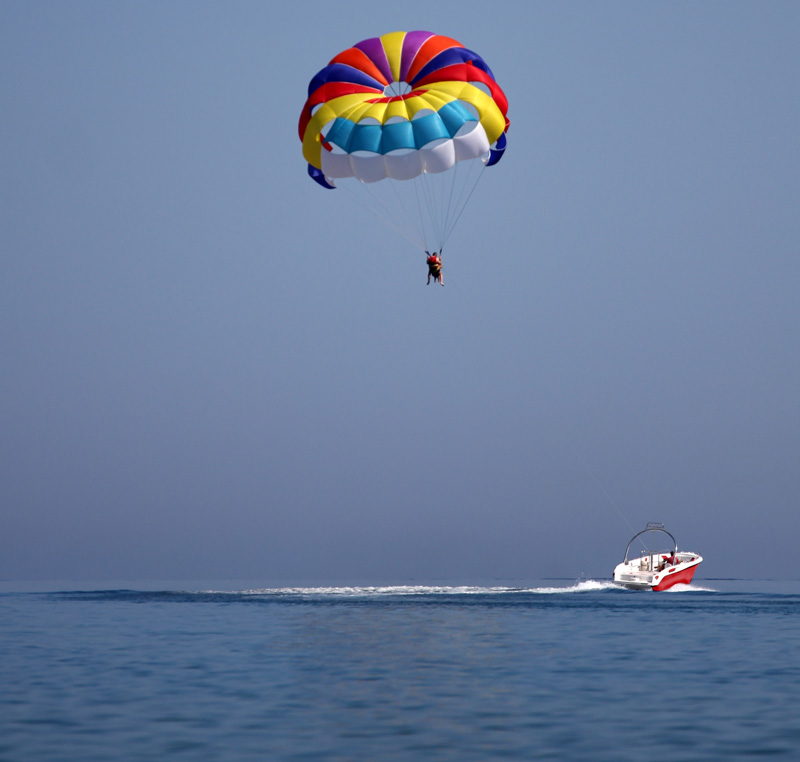 Parasailing on the Outer Banks