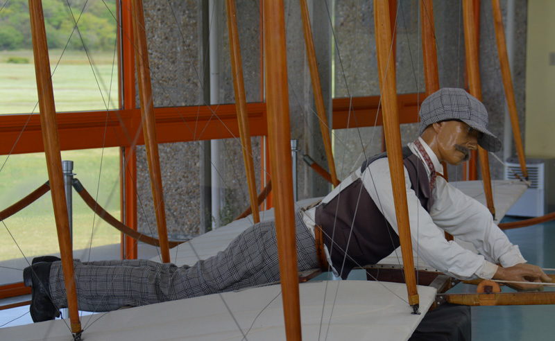 Wright Brothers National Memorial recreation display