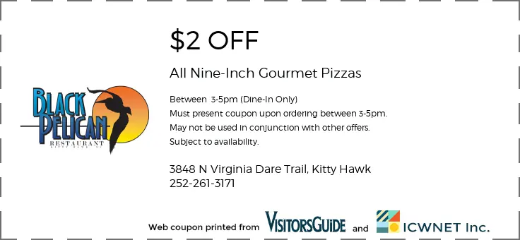 Discount coupons outer banks