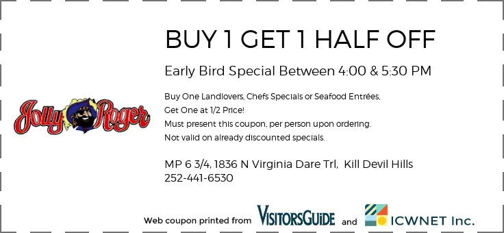 Discount coupons outer banks