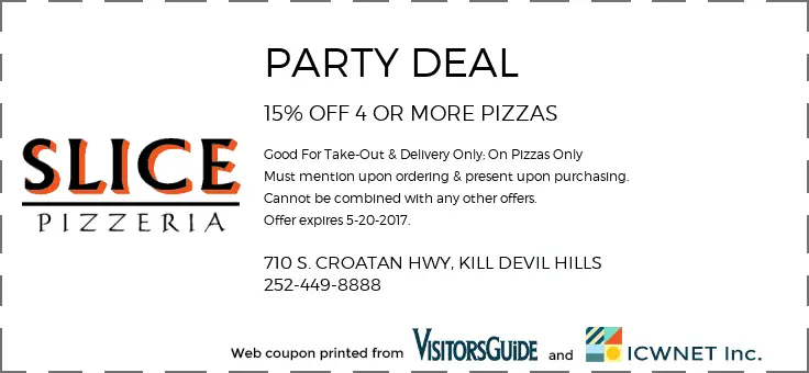 Discount coupons outer banks
