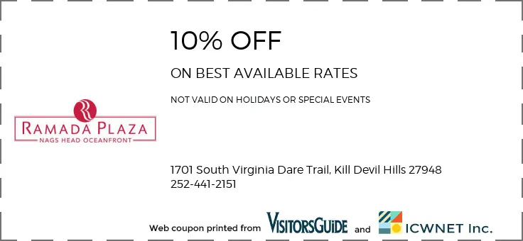 Discount coupons outer banks