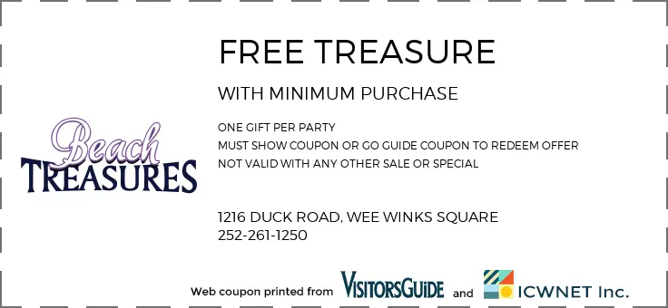 Discount coupons outer banks