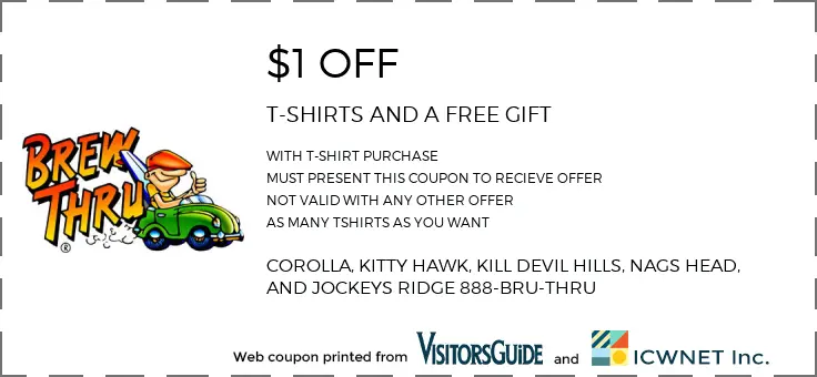 Discount coupons outer banks