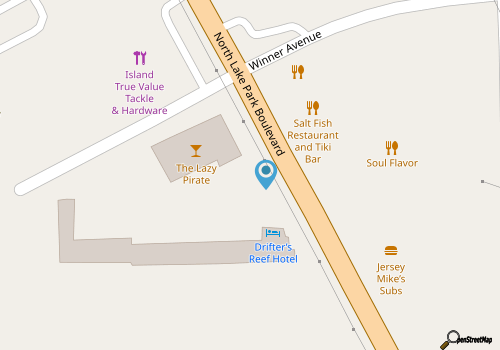 Drifters Reef Motel map location
