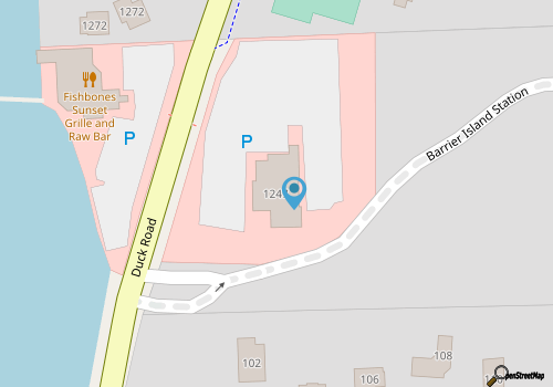 Barrier Island Station Duck Unit Map