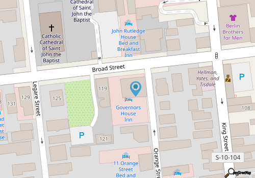 Governor's House Inn map location