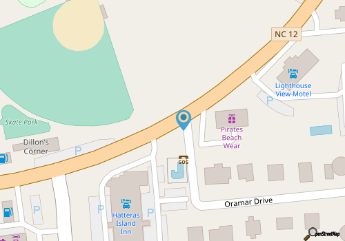 Hurricane Heather's map location