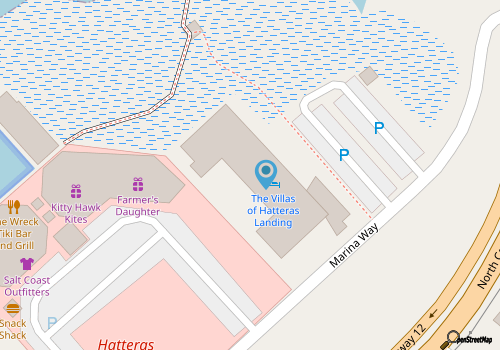 Villas of Hatteras Landing map location