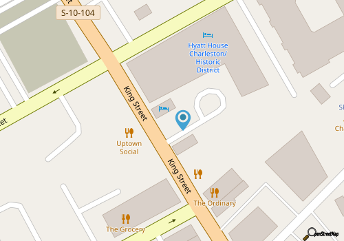 Hyatt Place Charleston map location