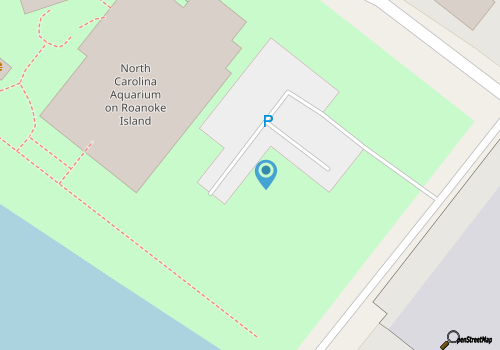 North Carolina Aquarium on Roanoke Island map location