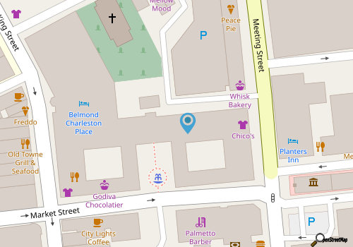 Belmond Charleston Place map location
