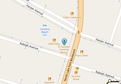 El Cazador Mexican Restaurant map location