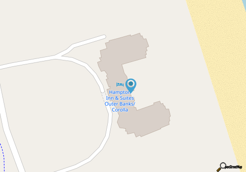 Hampton Inn & Suites Corolla map location