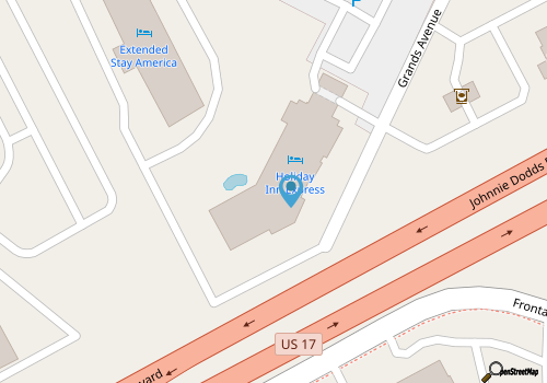 Holiday Inn Express Hotel & Suites Mt Pleasant-Charleston map location