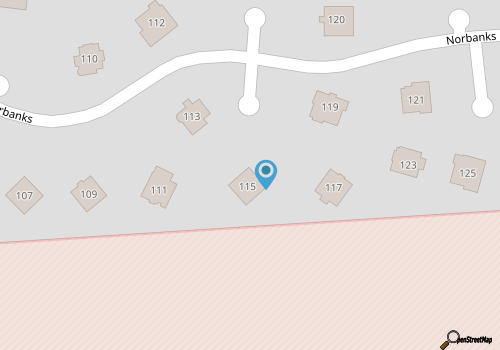 Topside map location