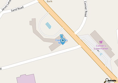 Cape Pines Motel map location