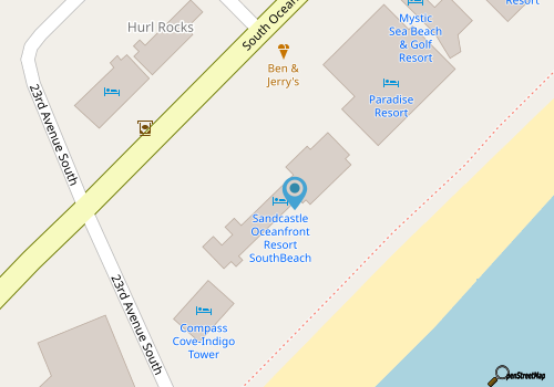 Sand Castle Resort  map location