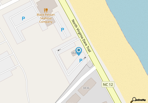 Regional Public Beach Access - Kitty Hawk map location