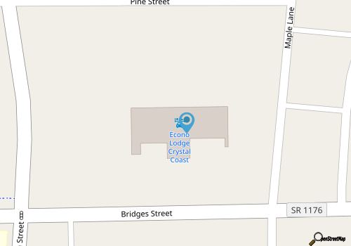Econo Lodge Crystal Coast map location