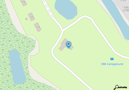 OBX Campground map location