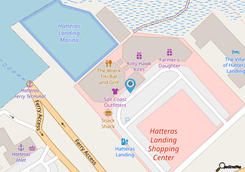 Hatteras Landing map location