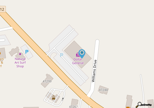 Dollar General map location