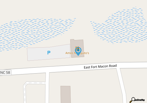 Amos Mosquito’s Restaurant & Bar map location