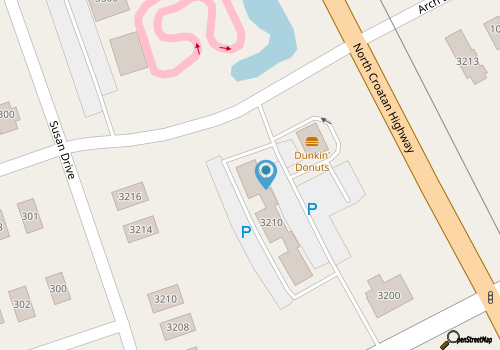 Dunkin' map location