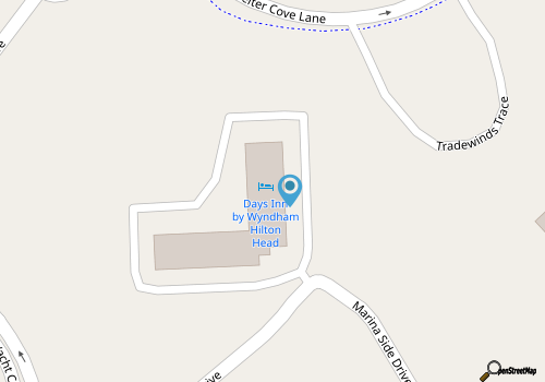 Days Inn Hilton Head map location