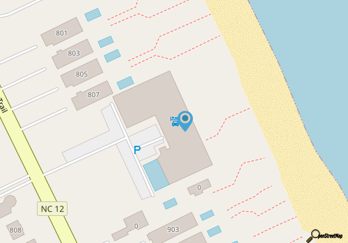 First flight resort map location