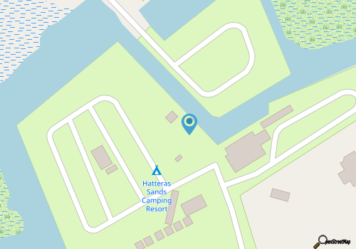 Hatteras Sands Camping and RV Resort map location