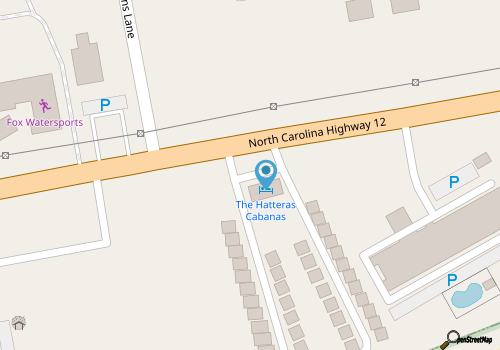 Hatteras Cabanas map location