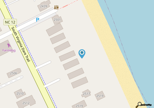 K8024 Eleanor Dare 8 Bedroom Oceanfront Home map location