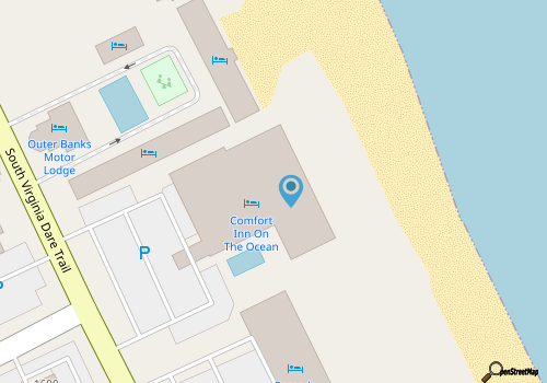 Comfort Inn on the Ocean map location
