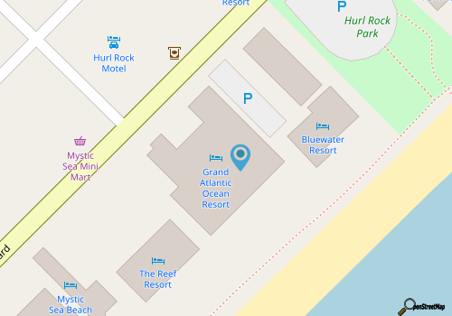 Grand Atlantic Ocean Resort map location