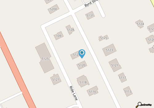 Blue Bungalow map location