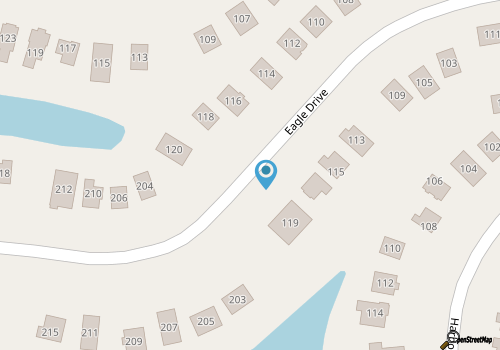 The Sandy Eagle map location