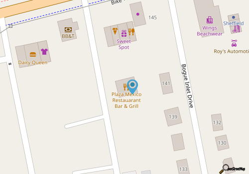 Plaza Mexico Restaurant  map location