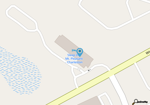Sleep Inn Mount Pleasant South Carolina map location