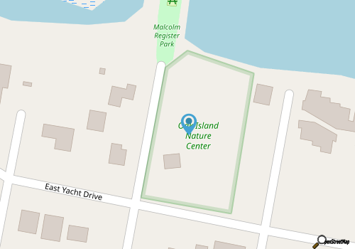 Oak Island Recreation Walkway and Nature Center map location