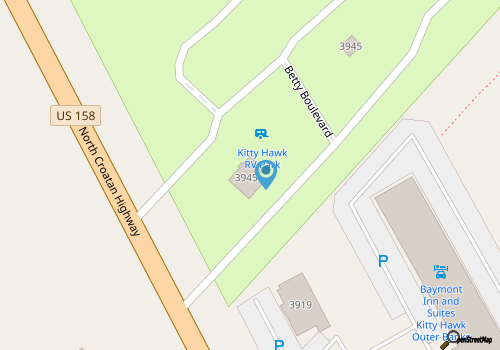 Kitty Hawk RV Park map location