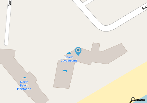 Best Western Ocean Sands Resort map location